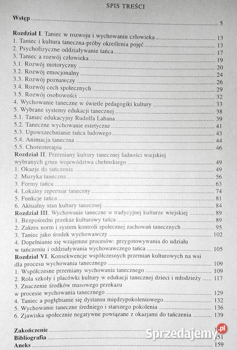 Proces wychowania tanecznego w środowisku Chełm