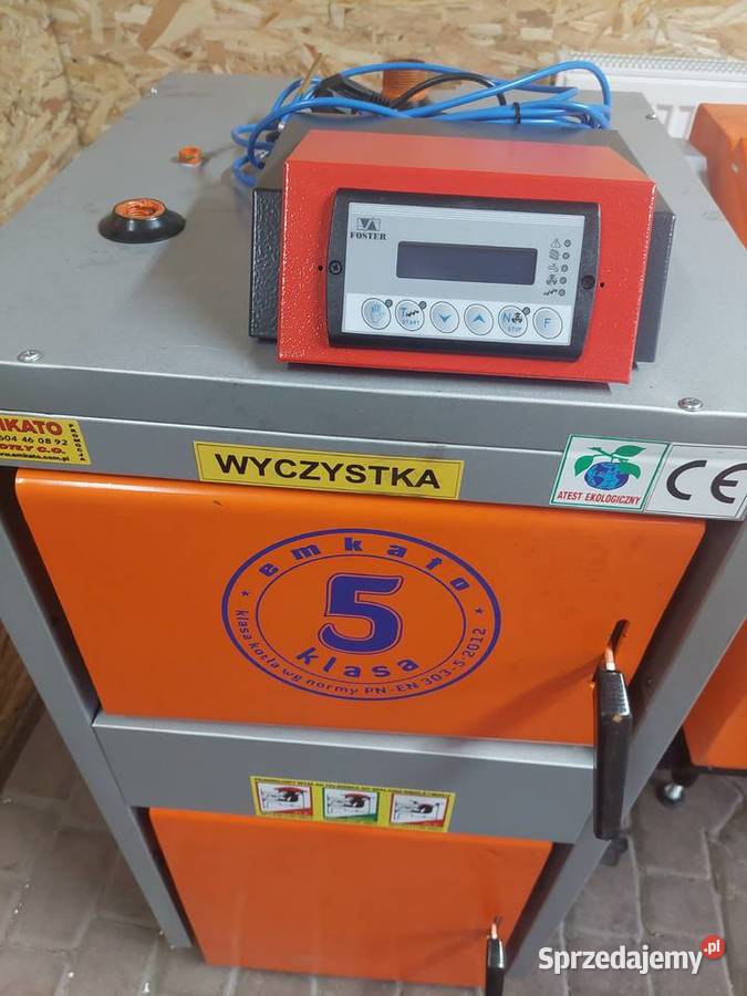 Kocioł co 5 klasy 12 kW z podajnikiem na Turek