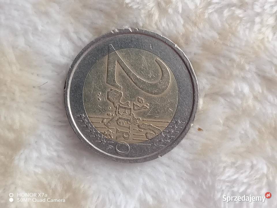Kolekcjonerska moneta 2 euro 2002r Dante Kielce