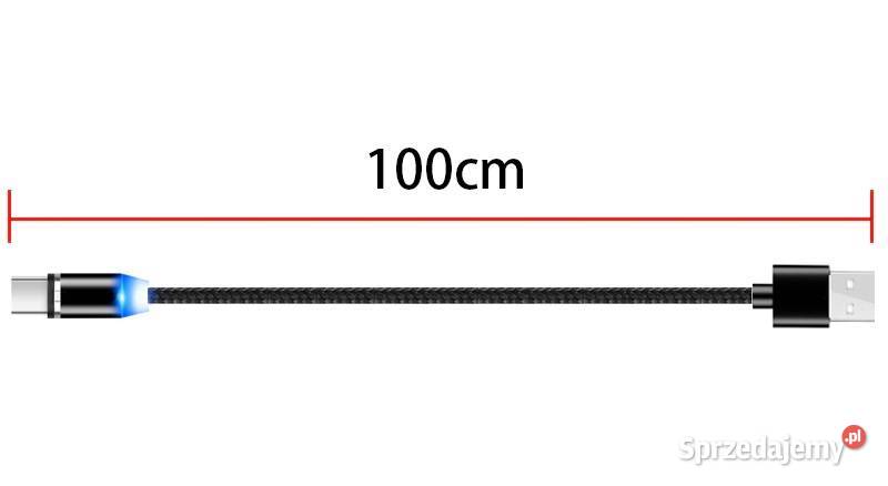 Kabel Przewód USB typ C Micro iPhone Magnetyczny Sieradz