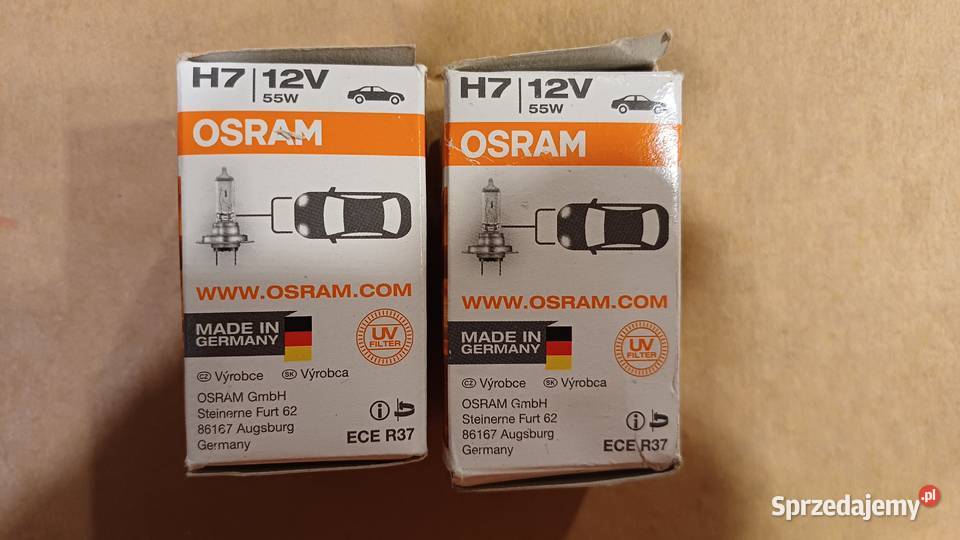 Zarówki samochodowe OSRAM H7 55 W Żarówki samochodowe Warszawa