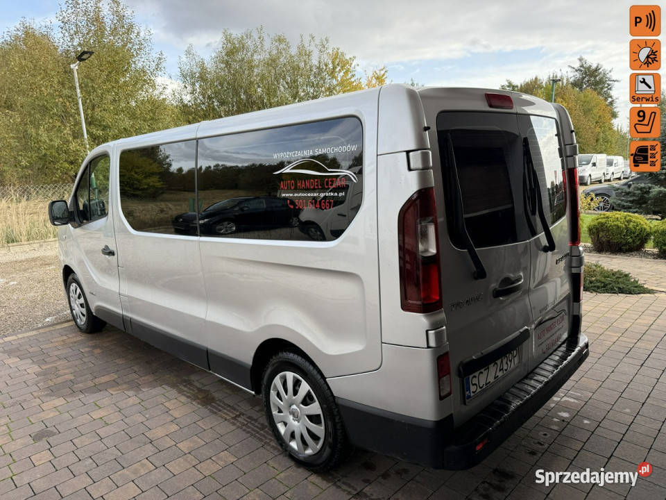 Renault Trafic wypożyczalnia wynajem 9osobowy Konradów
