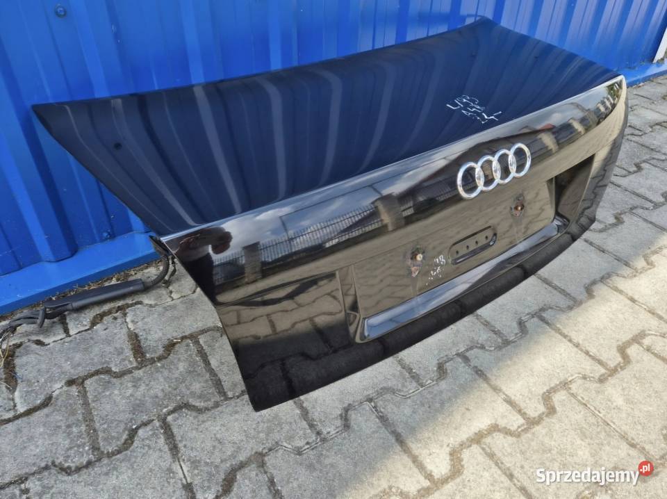 KLAPA BAGAŻNIKA TYŁ AUDI A4 B6 SEDAN LY9B CZARNA Działoszyce