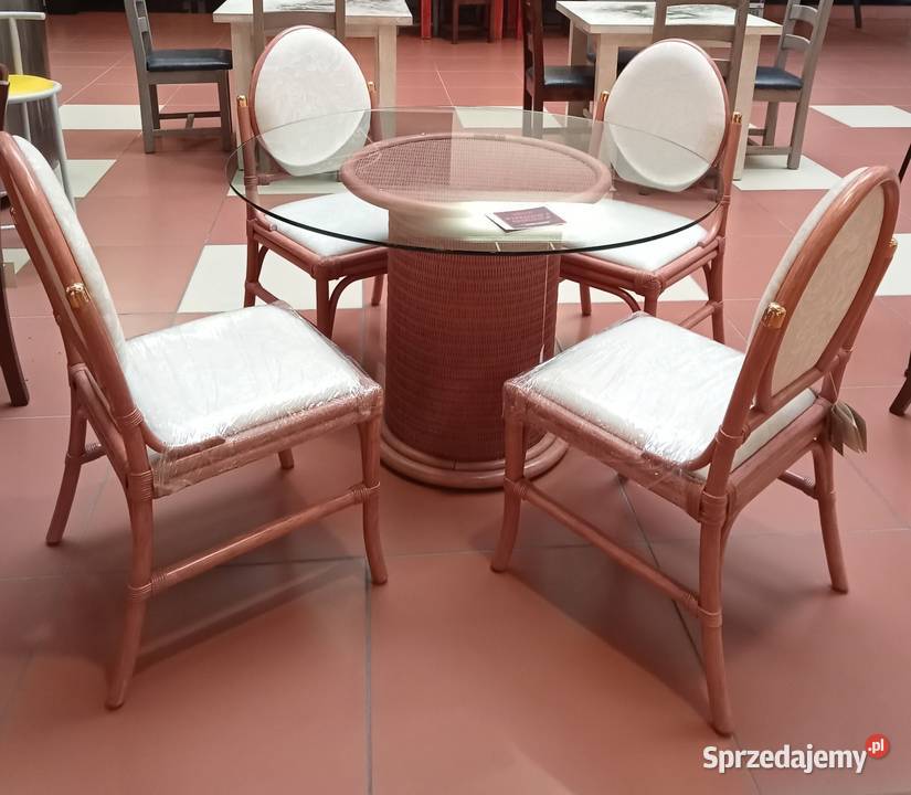 Zestaw 2 KRZESEŁ z 4 włoskie Varaschin Lublin
