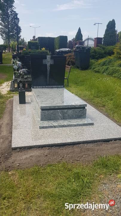 Nagrobek viscount white szwed z posadzką 1953 Świdnica sprzedam