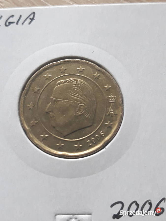 20 Eurocentów Belgia 2002 r 2006 r 2008 r