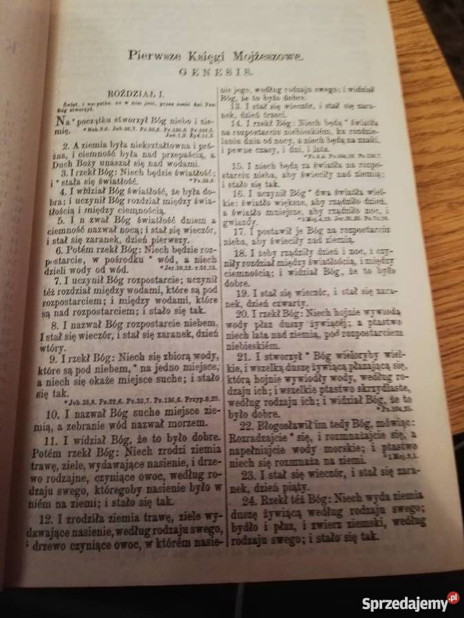 Oryginalna Biblia Święta z 1949 r Bydgoszcz