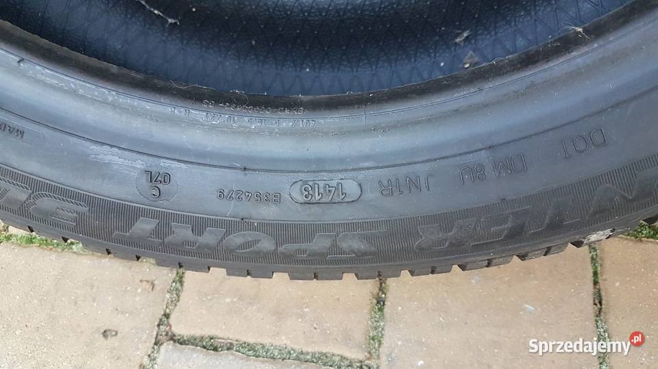Opona 245 45 R 18 100V Dunlop Winter Sport 3D V do 240 km/h Samochodowe wielkopolskie Ostrzeszów