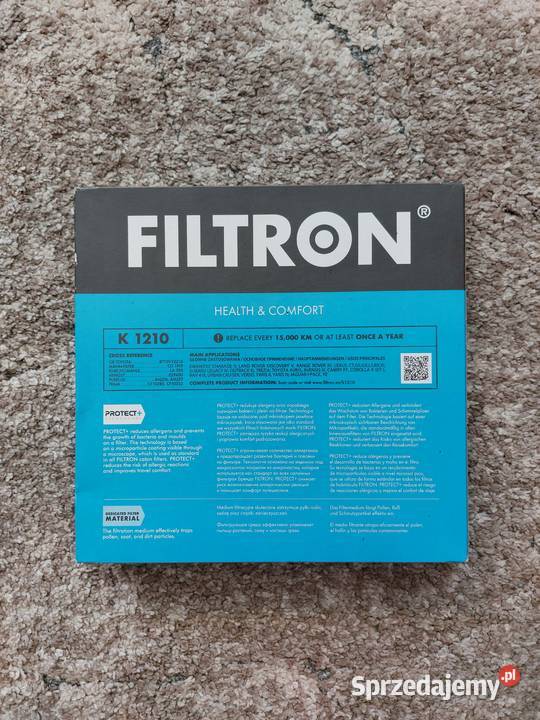 Filtron K1210FTR filtr kabinowy Toyota Yaris osobowe Ostrowiec Świętokrzyski