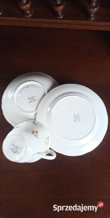 Filiżanka z talerzykiem Mayfair Made in England Porcelana i szkło Gdańsk sprzedam