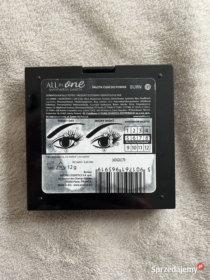 Eveline Cosmetics All in One Paleta 12 cieni do Unisex Warszawa
