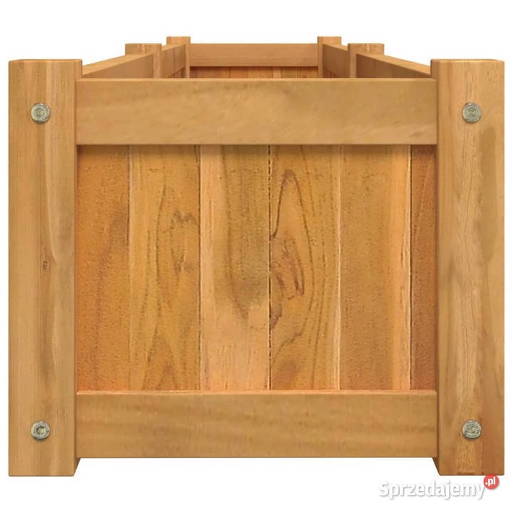 Podwyższona rabata 150x30x25 lite drewno tekowe Warszawa