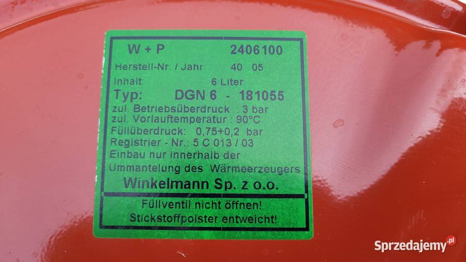 Vaillant VU 15225 R3 naczynie przeponowe co wielkopolskie Mosina