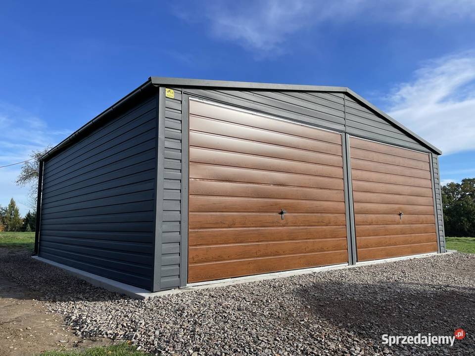 Garaż blaszany wiata Wzmocniony Profilami Sandomierz