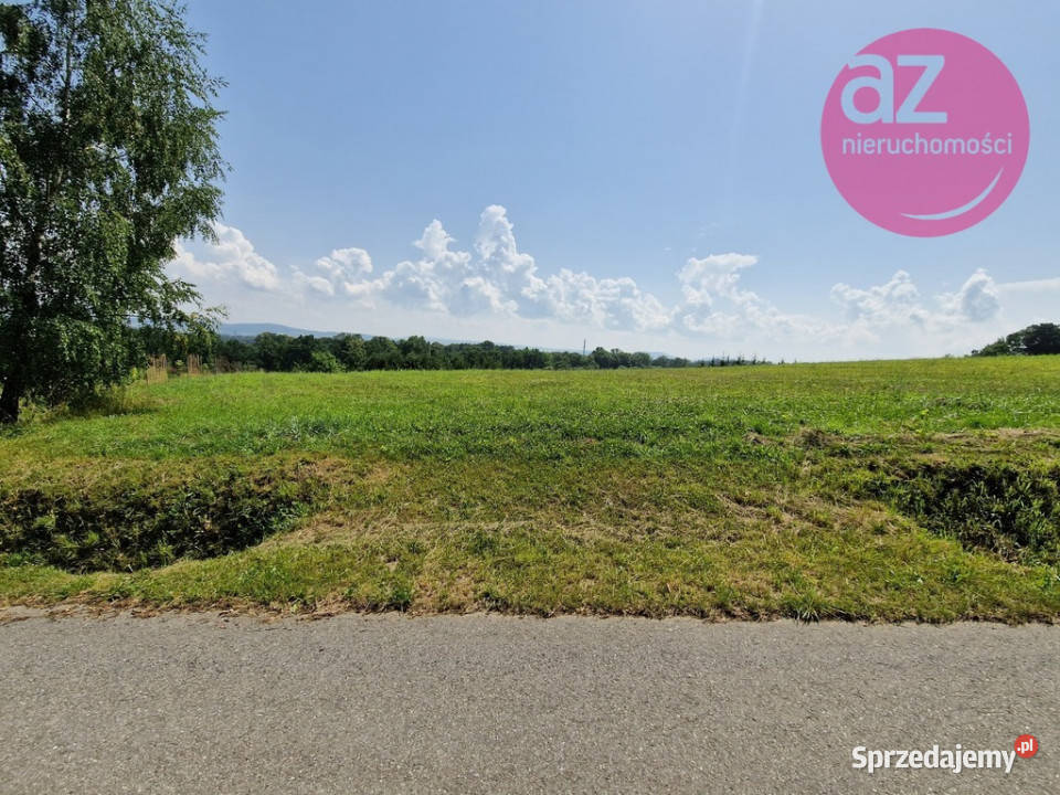 Malownicza widokowa działka budowlana koło małopolskie Zagorzany sprzedam