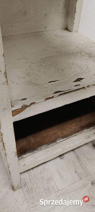 szafka nakastlik nocna drewniana vintage stara