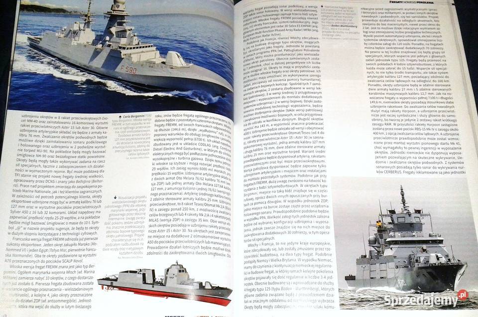 Morze statki i okręty Fregaty nowego pokolenia Książki i Podręczniki sprzedam