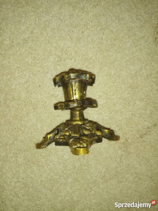 Świecznik mosiężny Pszczyna