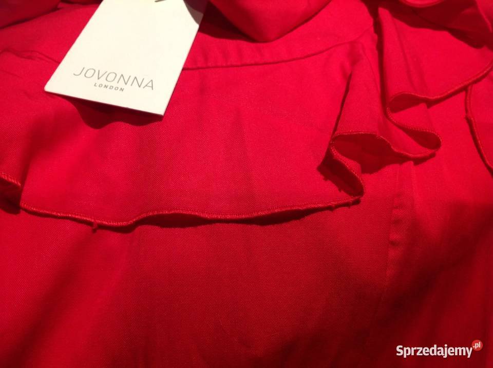 Sukienka Czerwona Damska JOVONNA London XS NOWA sprzedam