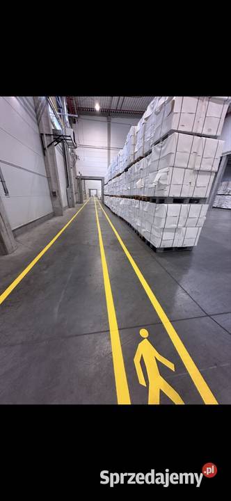 Malowanie pasów oznakowanie poziome linie pasy Pruszków