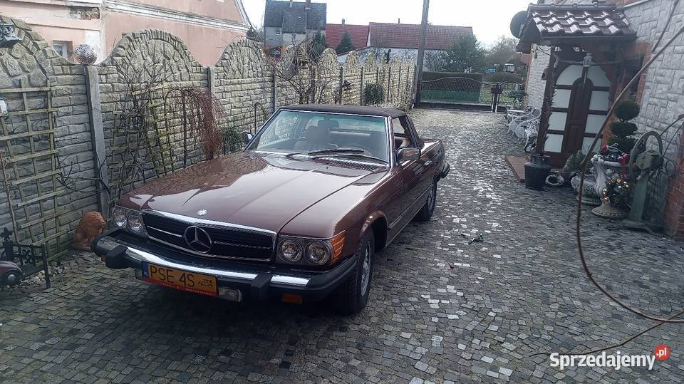 Mercede sl450 r107 zarejestrowany jako zabytek SL Osiecznica