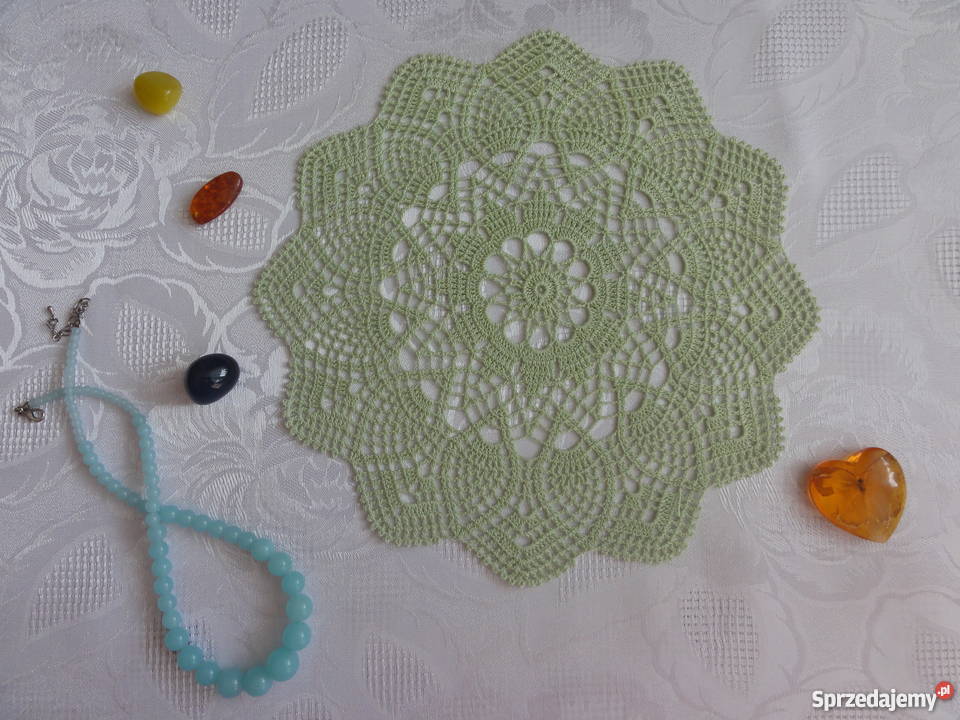 Kolorowe serwetki na szydełku lubelskie Lublin