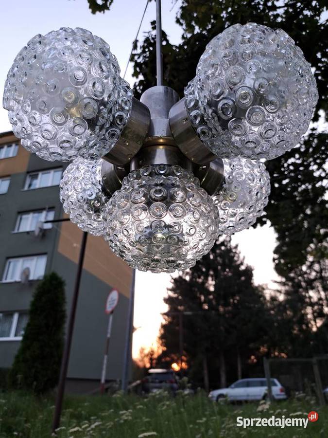 Retro lampa wiszaca z 60 lat firmy Kamenick enov Lubań sprzedam