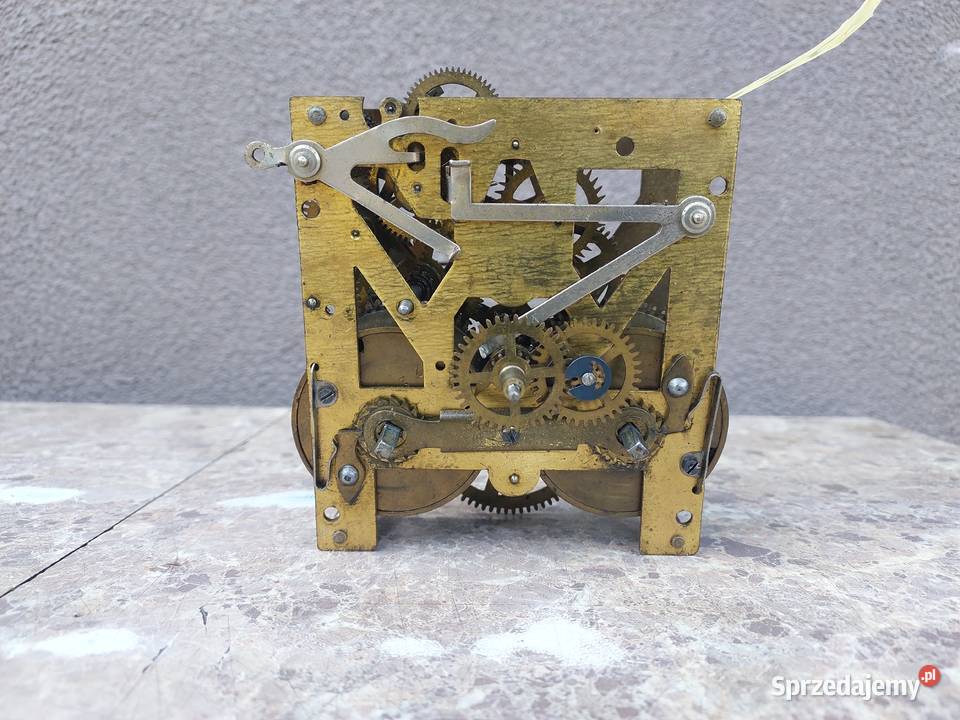 785 Mechanizm starego zegara ściennego Mauthe Antyki Tczew