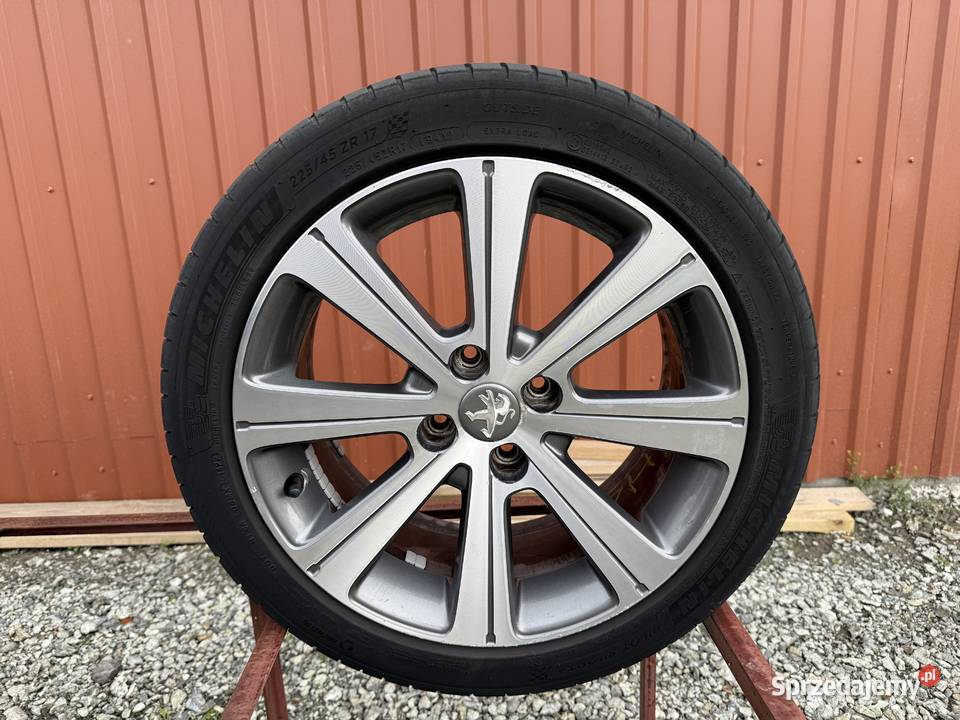 Alufelgi Peugeot 17 4x108 75J ET32 Czujniki Opony i felgi Świdnica Polska