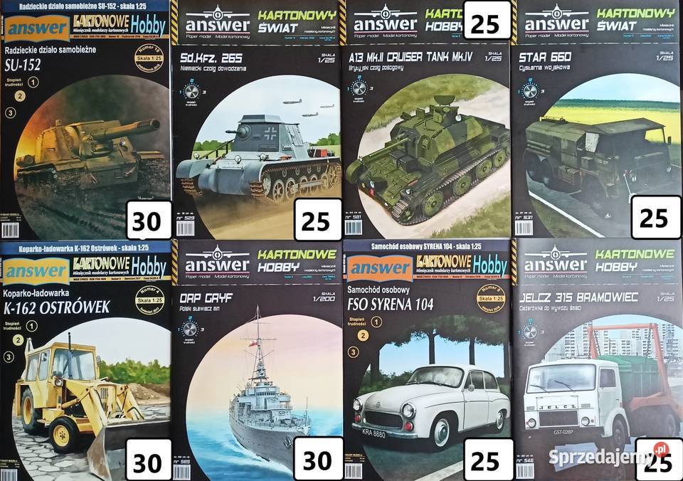 Modele Kartonowe Wejherowo