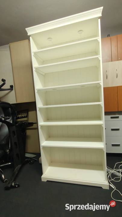 Regał IKEA Liatorp biały oświetlenie mazowieckie Warszawa sprzedam