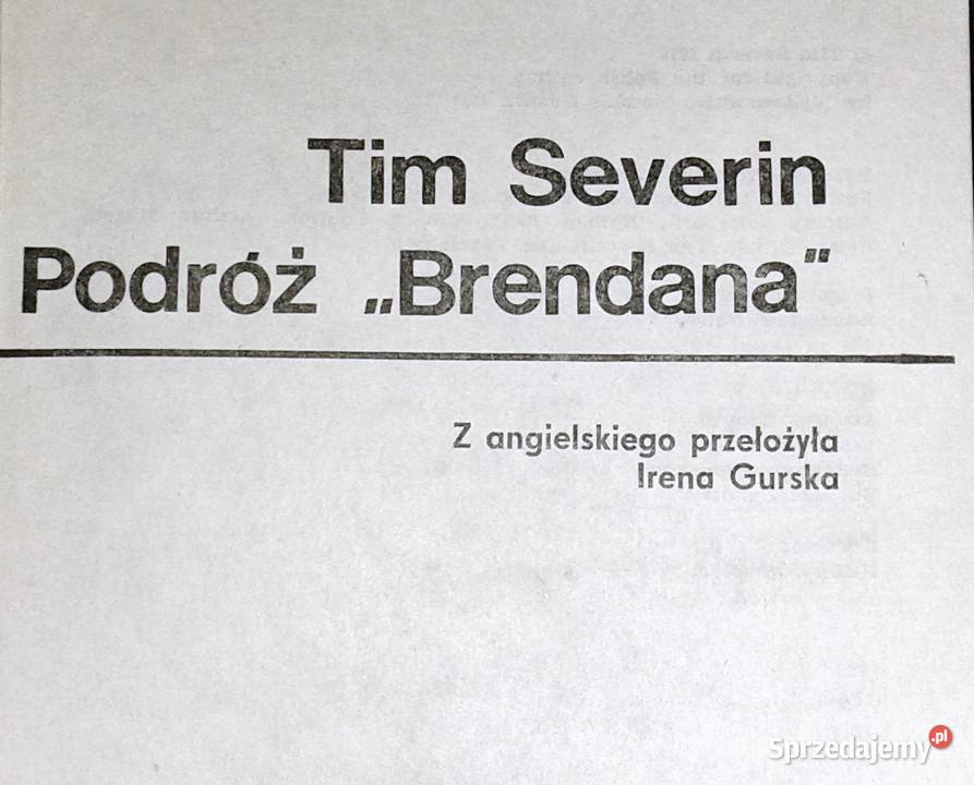 Podróż Brendana Tim Severin Chełm
