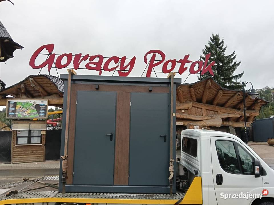 Kontener sanitarny toaleta łazienka wc prysznic warmińsko-mazurskie Giżycko