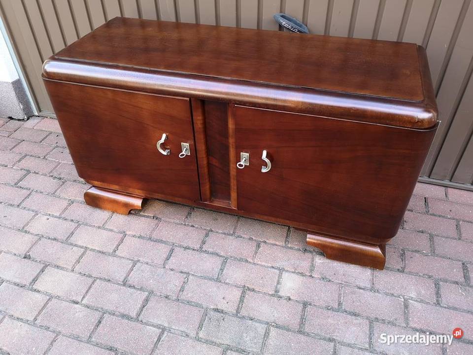 Komoda ARTDECO OrzechDąb RTV Niska Stara Antyk Swarzędz