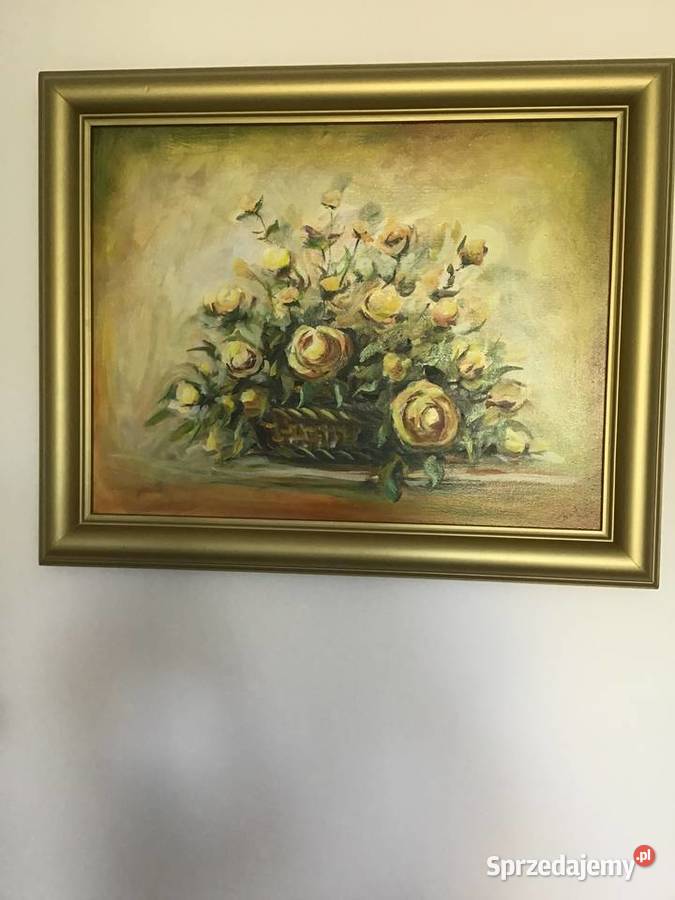 Obraz olejny Martwa natura Malarstwo kujawsko-pomorskie Bydgoszcz