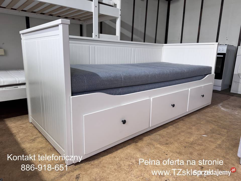 IKEA HEMNES Leżanka Łóżko z 3 szufladami 2 Rybnik