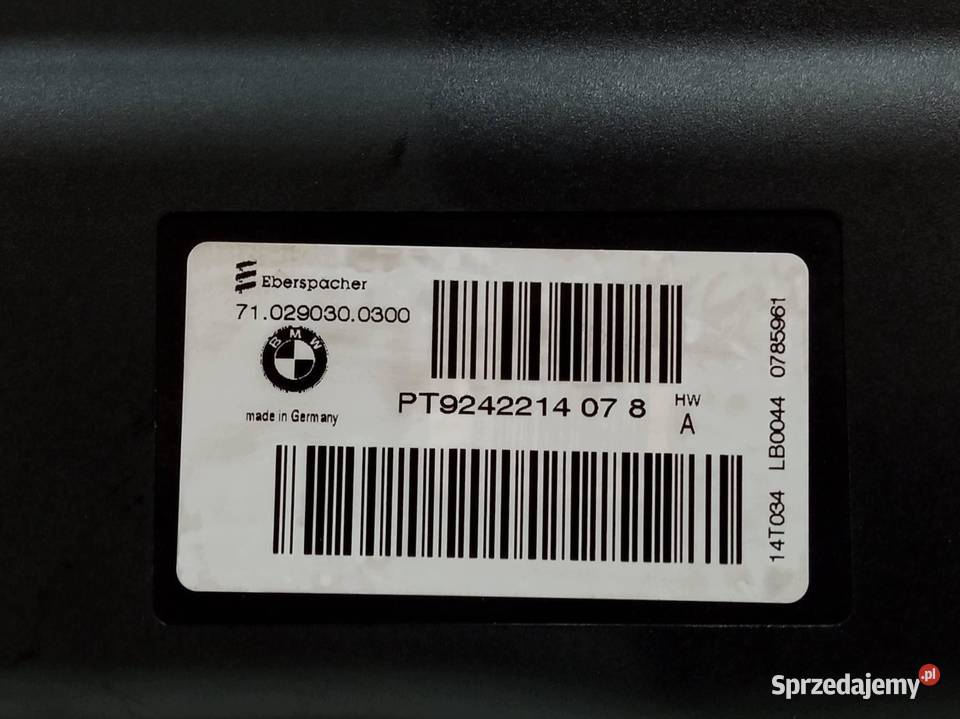 KANAŁ POWIETRZA PODŁOGI NAGRZEWNICY 9242214 Bmw osobowe