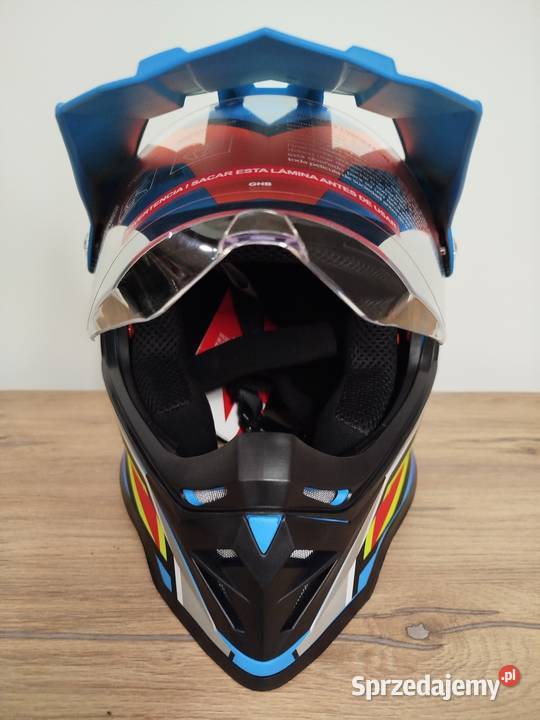 Kask Motocyklowy z Szybą Cross Quad MTB rozmiar śląskie Częstochowa sprzedam