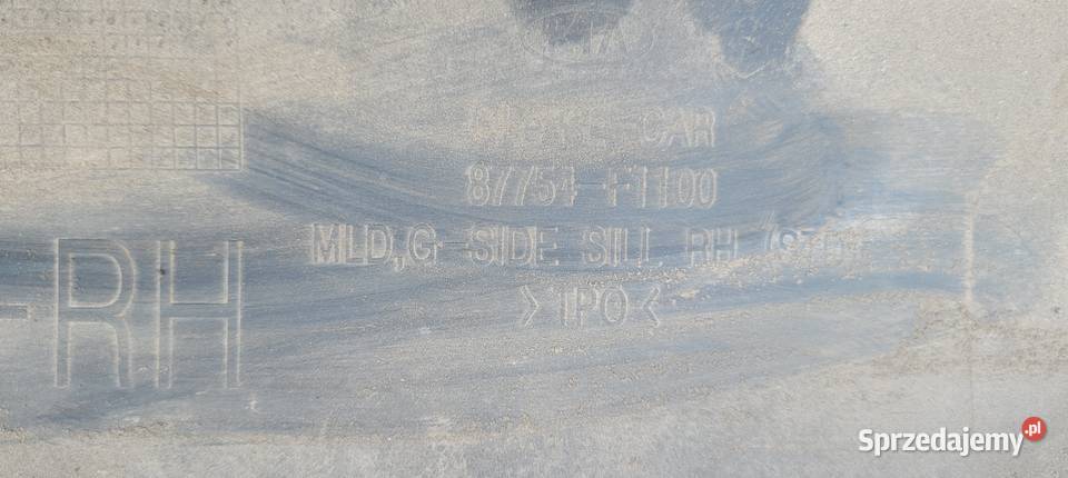 KIA SPORTAGE IV LISTWA PROGOWA PRAWA PROG PRAWY Ruda Śląska