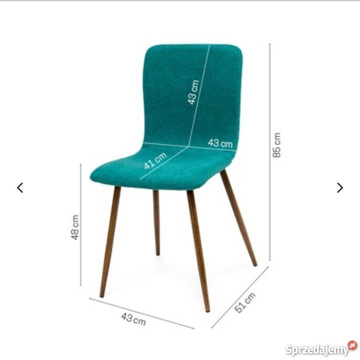 Zielone krzesło tapicerowane