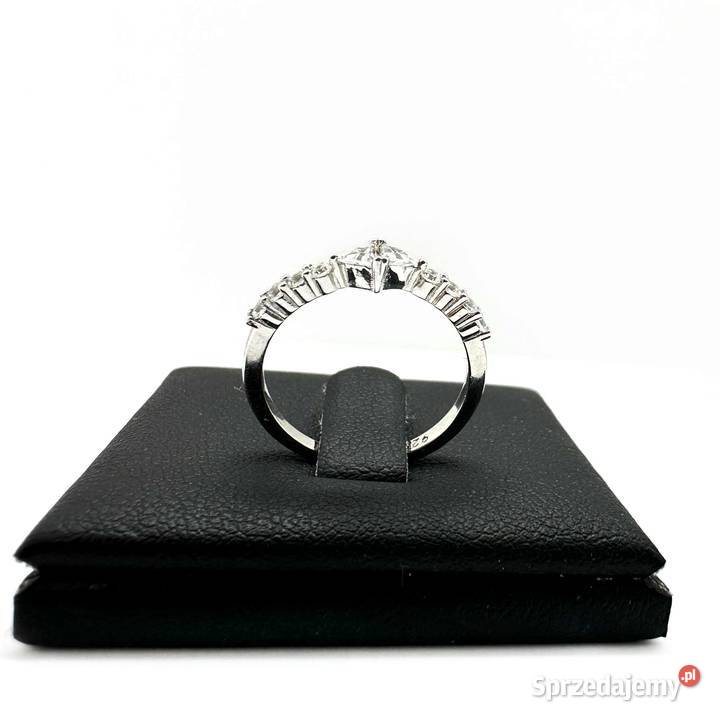 Nowy Rodowany Srebrny Pierścionek pr 925 148g sprzedam