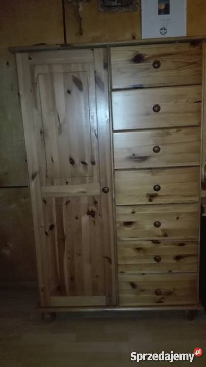 Meble drewniane komoda szafa regal drewno 120cm śląskie Rybnik