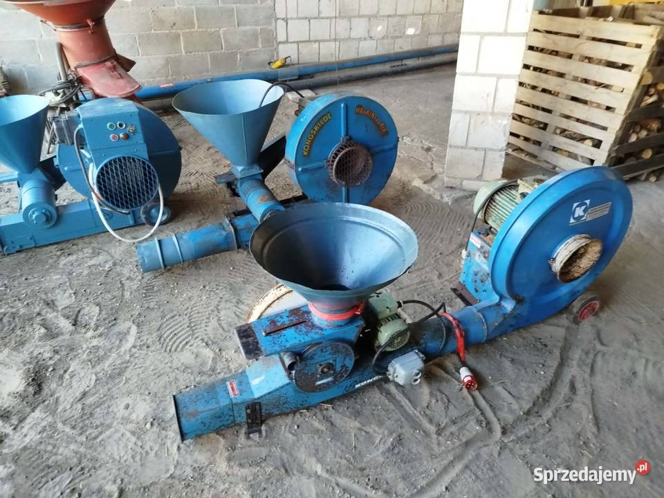 Dmuchawa do zboża z dozownikiem 55 75kw