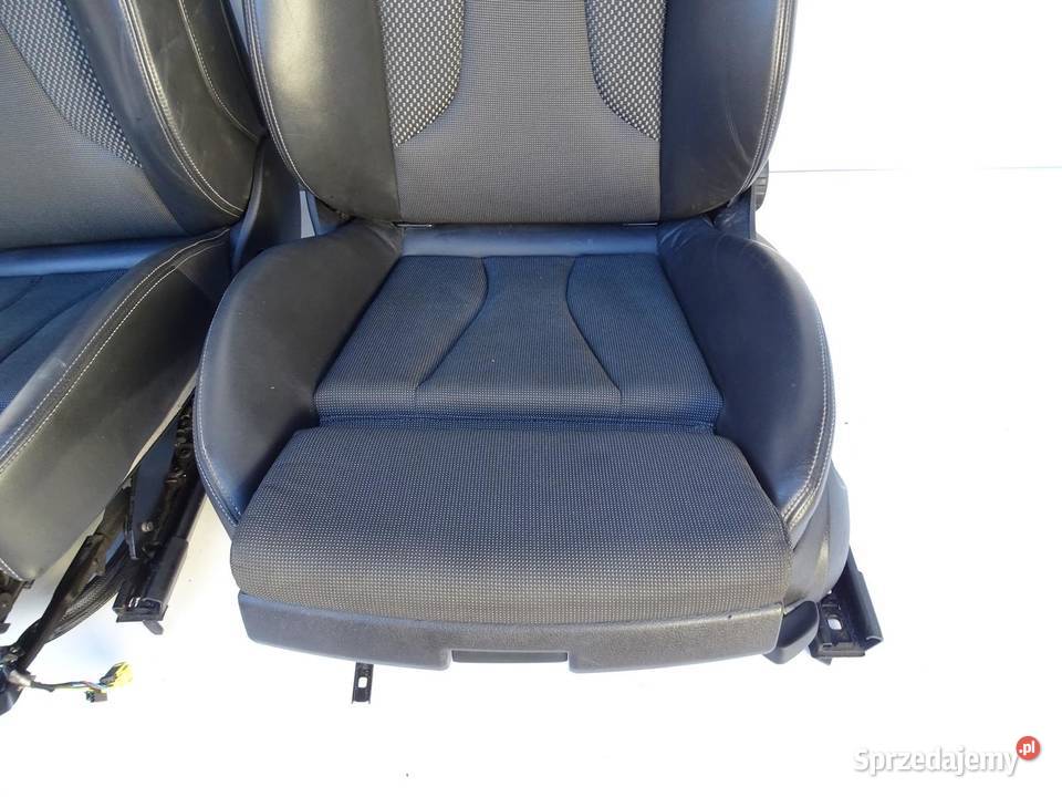 FOTELE FOTEL KANAPA PÓŁSKÓRA KOMPLET SLINE AUDI