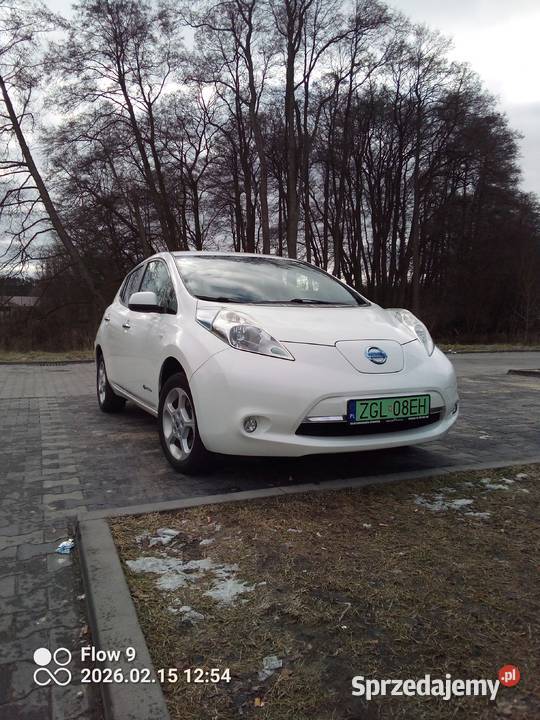 Nissan Leaf 24 kWh mit Batterie TEKNA 2015r komputer pokładowy Goleniów