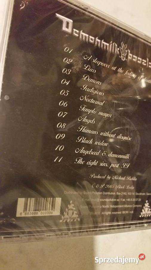 8TH SIN ANGELSEED DEMONMILK 2005 Black Lodge CD 1 płyta