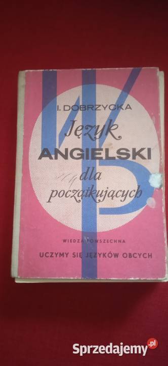 Książka JAngielski początkujących z 1968 r Świdnica