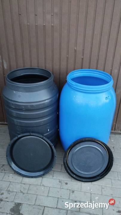 Beczki plastikowe 220 litrów na deszczówkę Zbiorniki na deszczówkę sprzedam