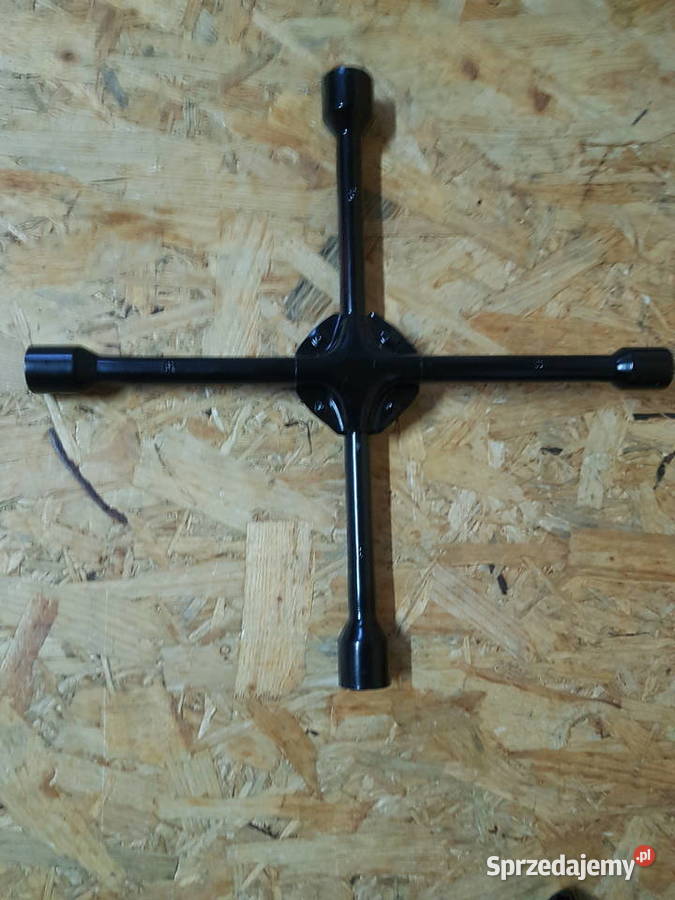 Klucz do kół 19 21 17 23mm krzyżakowy czarny wielkopolskie Głogowa