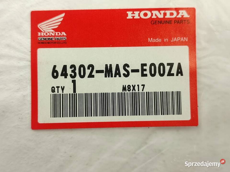 NAKLEJKA R PRAWY BOCZEK HONDA CBR900RR FIREBLADE osobowe